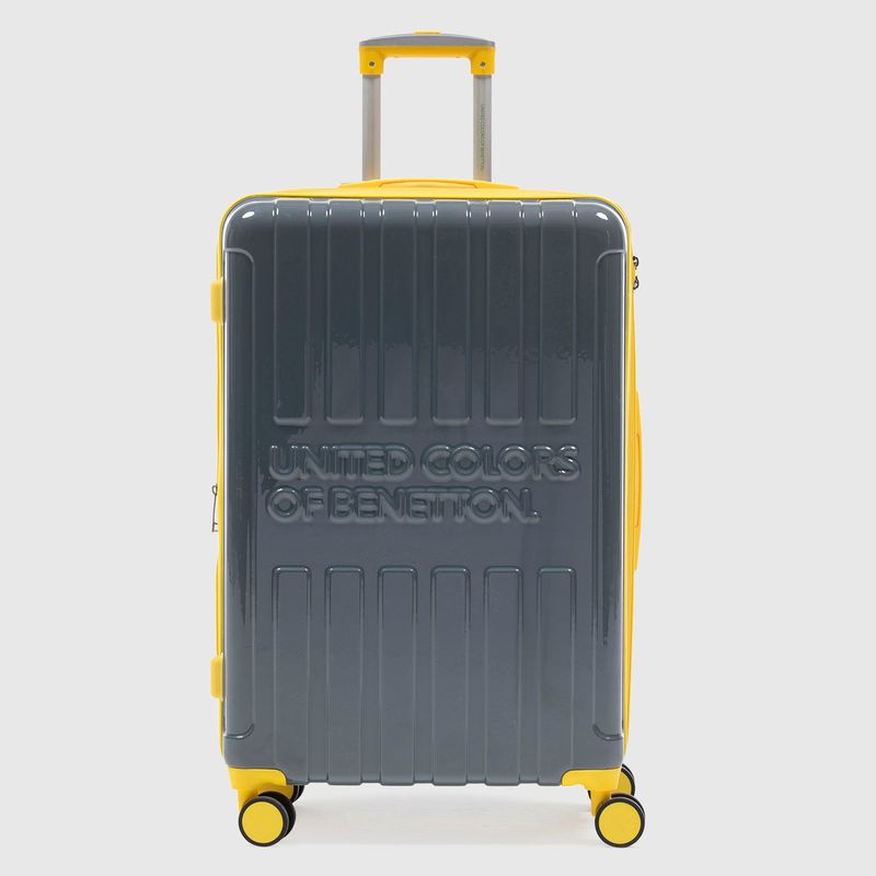 BENETTON - Maleta rígida de viaje 10 Kg Benetton Cabina Ruedas 360° candado TSA