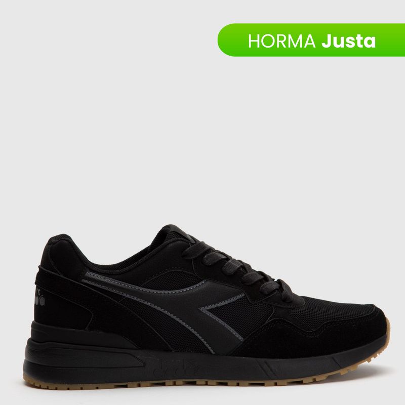 DIADORA - Tenis Diadora Hombre Moda Vinfa4 Negros Horma Justa 