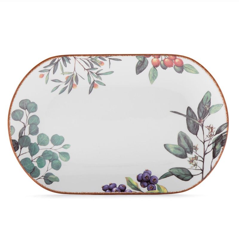  - Fuente Ovalada 35X23Cm Fruits
