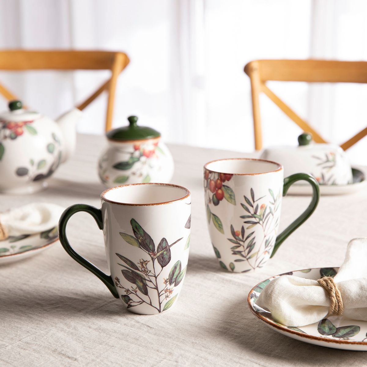 ROBERTA ALLEN - Mugs Porcelana Mug Fruits Setx2