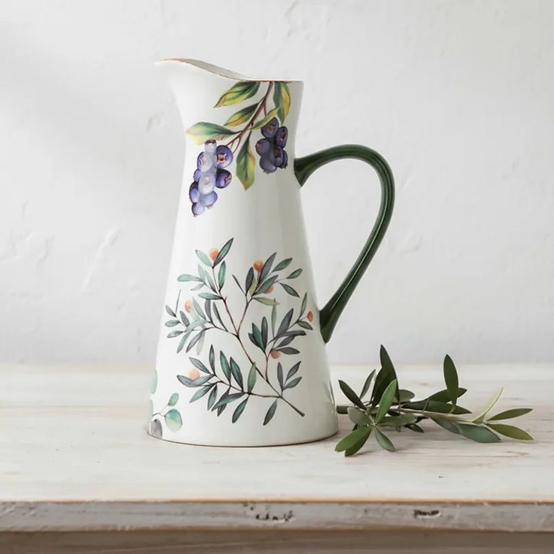 ROBERTA ALLEN - Jarra en Cerámica Frutas Roberta Allen 26 x 26 cm