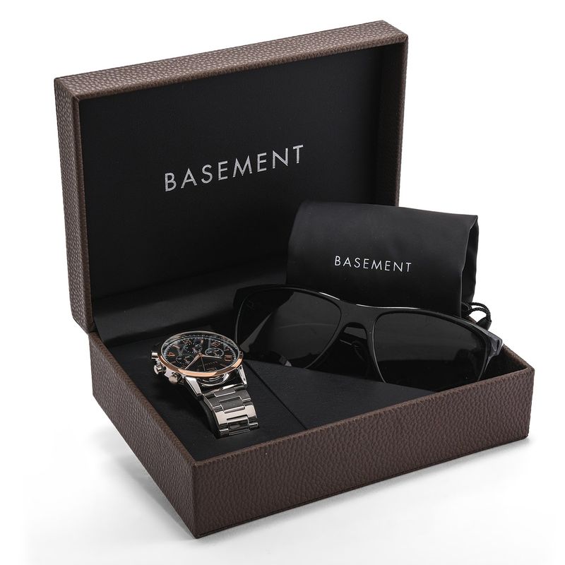 BASEMENT - Reloj Análogo y Gafas Basement para Hombre