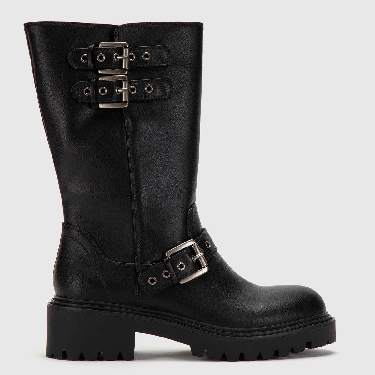 SYBILLA - Botas para Mujer con Tacón Medio Temotohigh Sybilla