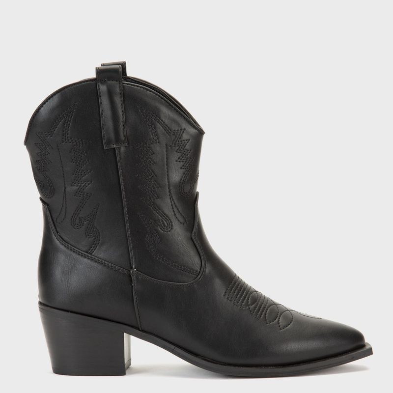 SYBILLA - Botines para Mujer con Tacón Medio Tewild Sybilla | Botas Texanas para Mujer Sybilla estilo vaquero 
