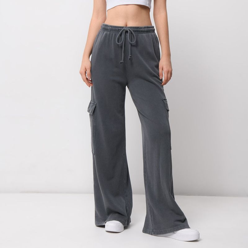 SYBILLA - Pantalón Wide Leg Mujer Tiro alto SYBILLA