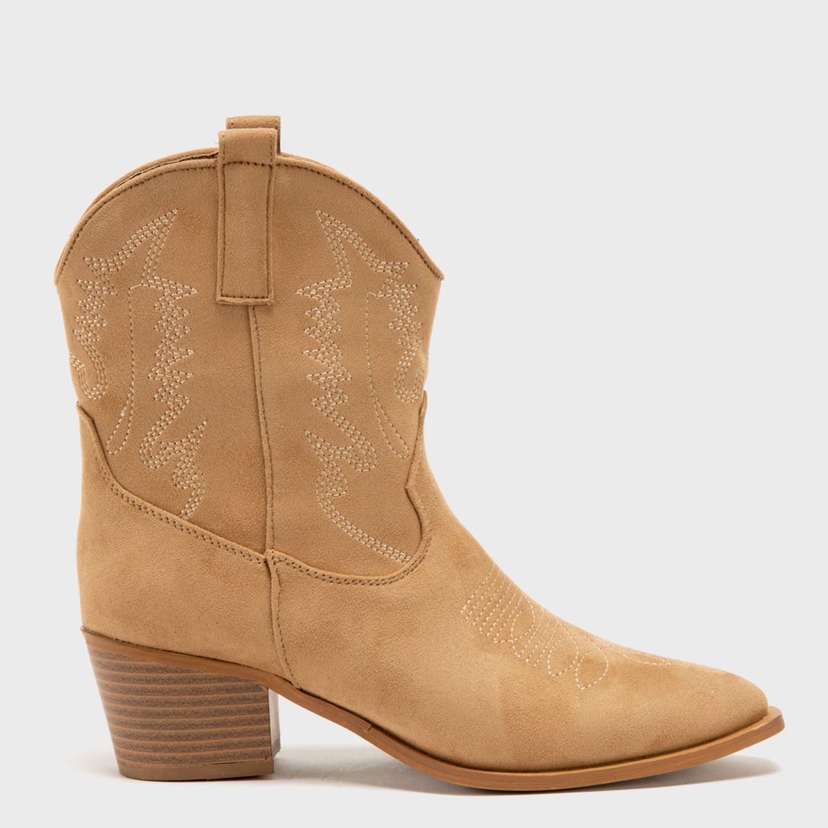 SYBILLA - Botines para Mujer con Tacón Medio Tewild Sybilla | Botas Texanas para Mujer Sybilla estilo vaquero 