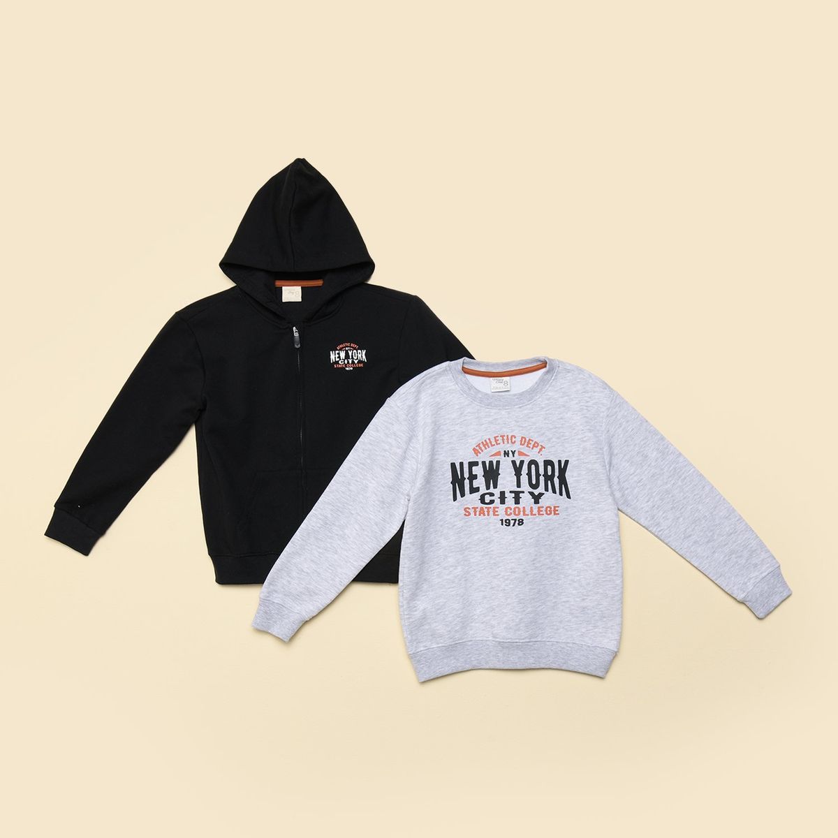 YAMP - Saco Niño Pack de 2 unidades con Logo Con capucha Yamp