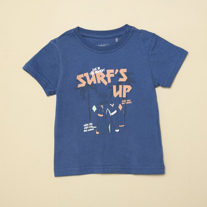 YAMP - Camiseta Bebé niño con Estampado Manga corta Yamp
