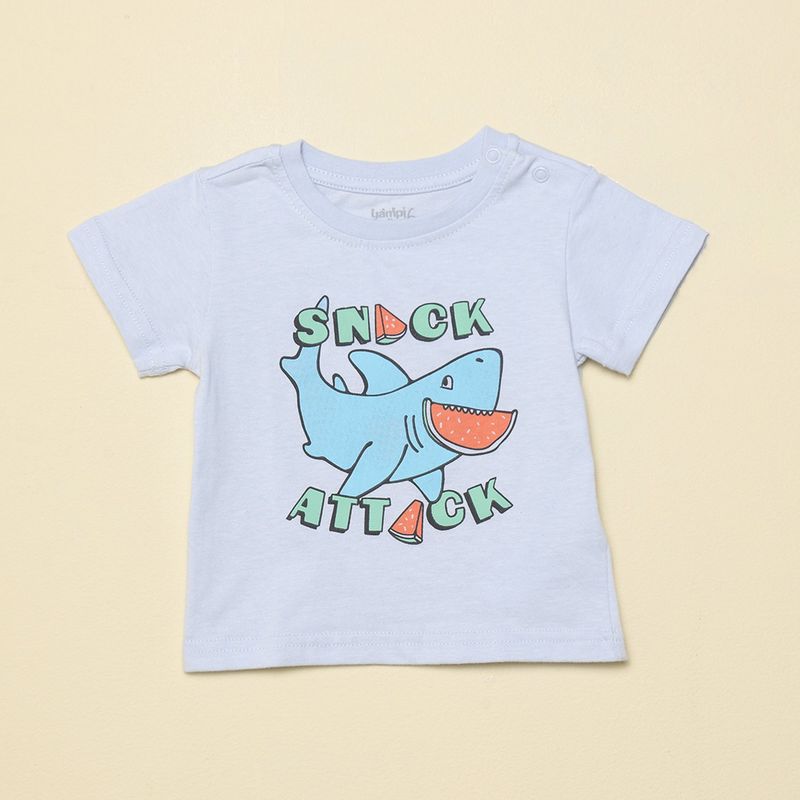 YAMP - Camiseta Bebé niño con Estampado Manga corta Yamp
