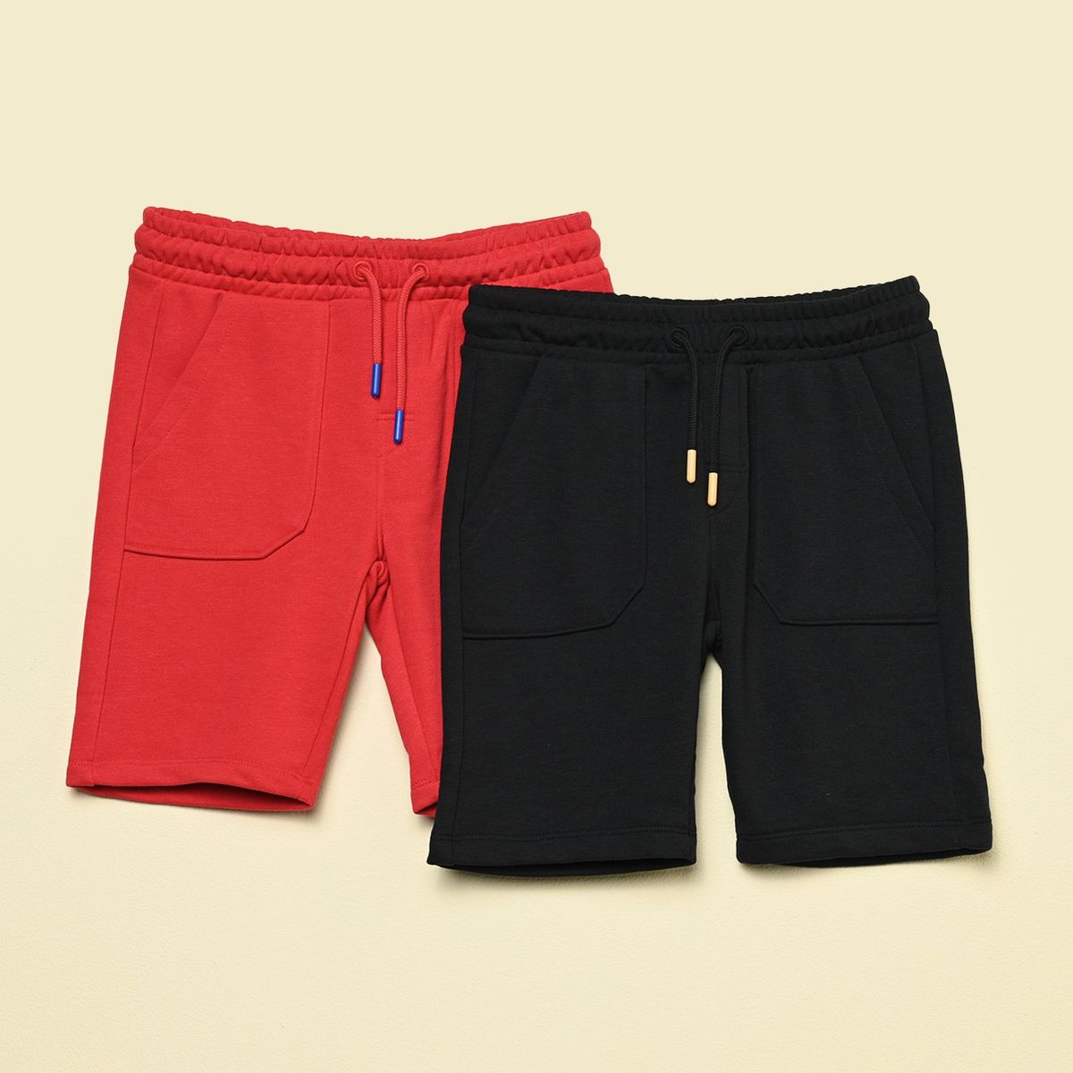 YAMP - Pantaloneta Niño Pack de 2 unidades Cintura elásticada Algodón Yamp