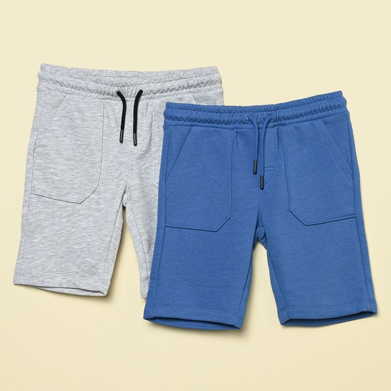 YAMP - Pantaloneta Niño Pack de 2 unidades Cintura elásticada Algodón Yamp