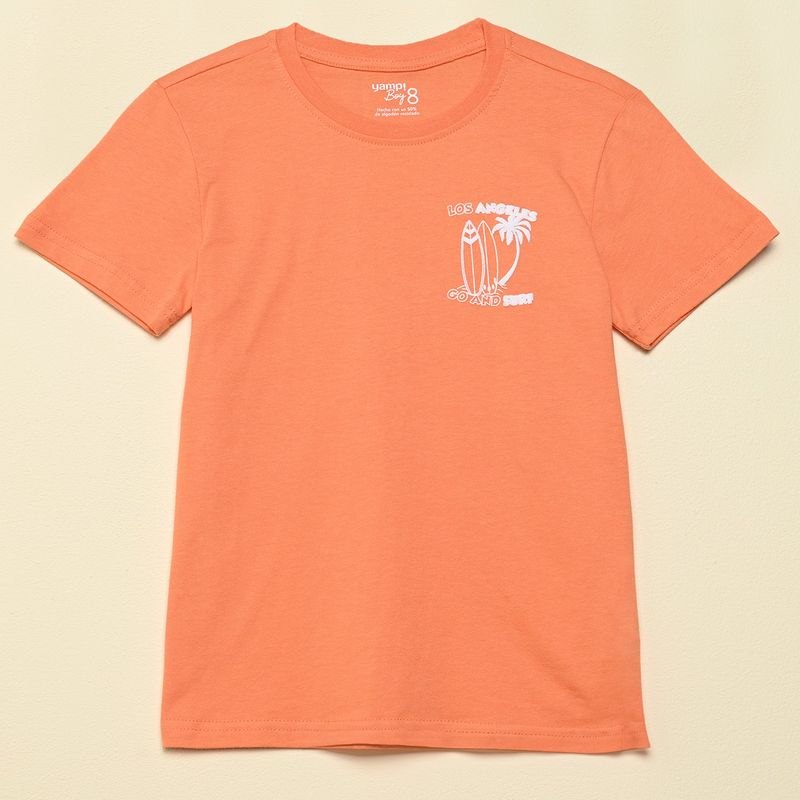 YAMP - Camiseta Niño con Estampado Manga corta Algodón Yamp