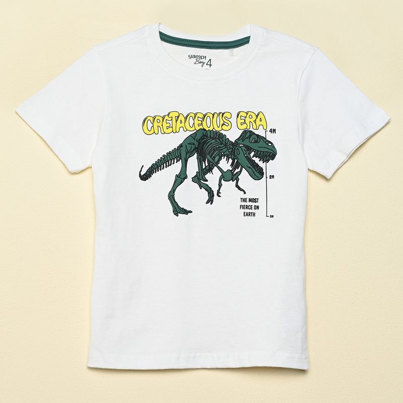 YAMP - Camiseta Niño con Estampado Manga corta Algodón Yamp