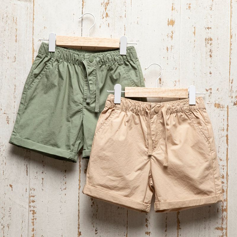 YAMP - Bermuda Niño Cintura elásticada de Algodón Yamp 