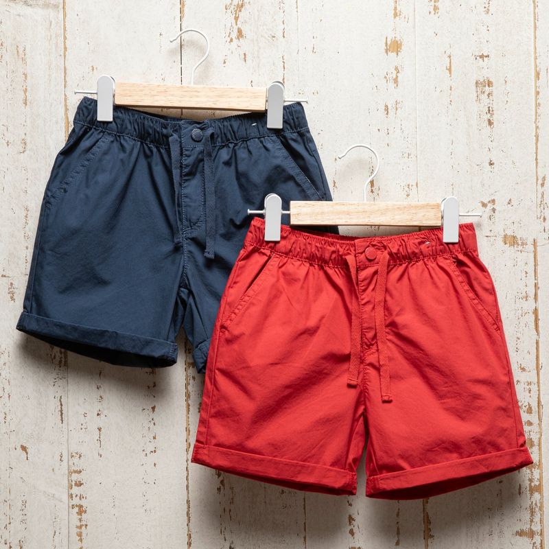 YAMP - Bermuda Niño Cintura elásticada de Algodón Yamp 