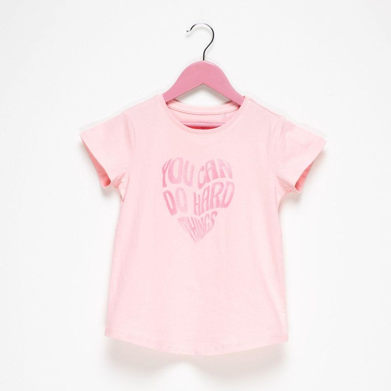 YAMP - Camiseta Niña con Estampado Manga corta Algodón Yamp