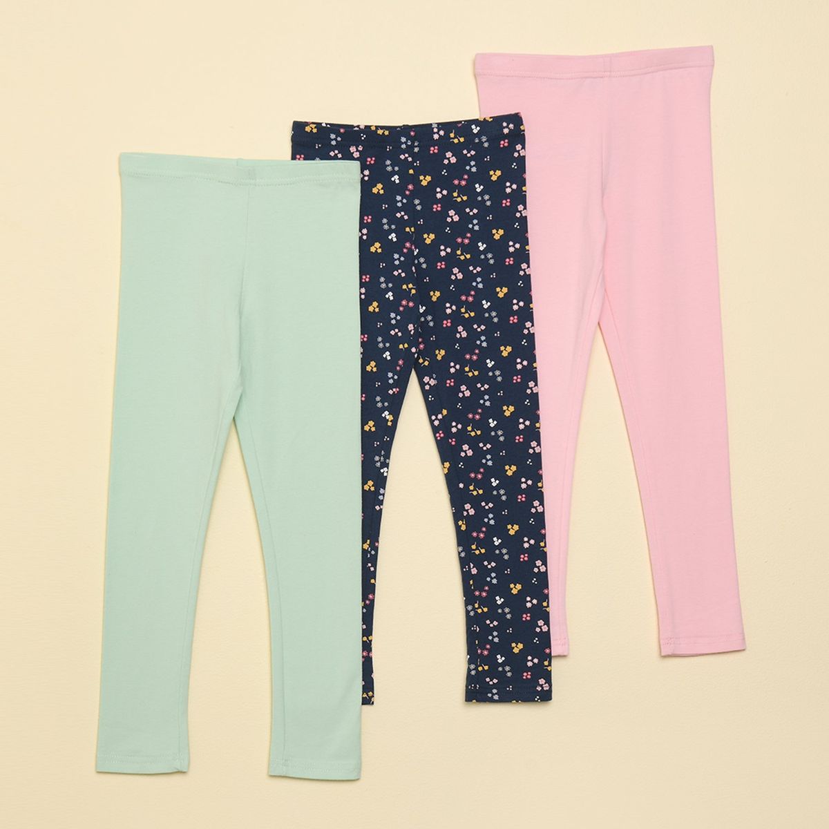 YAMP - Leggings Niña Pack de 3 unidades Algodón Yamp