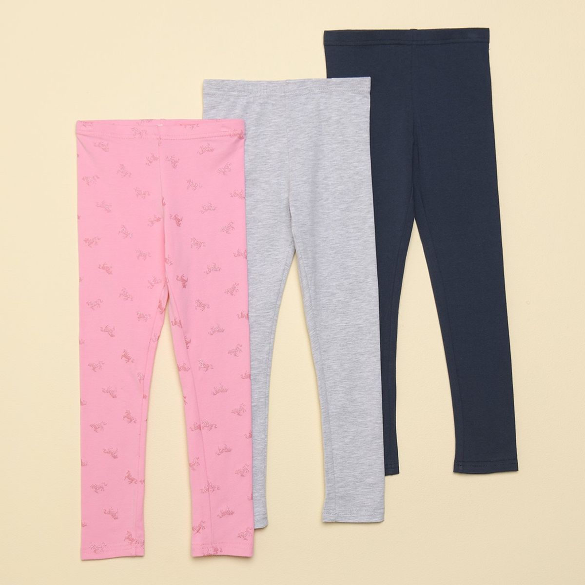 YAMP - Leggings Niña Pack de 3 unidades Algodón Yamp