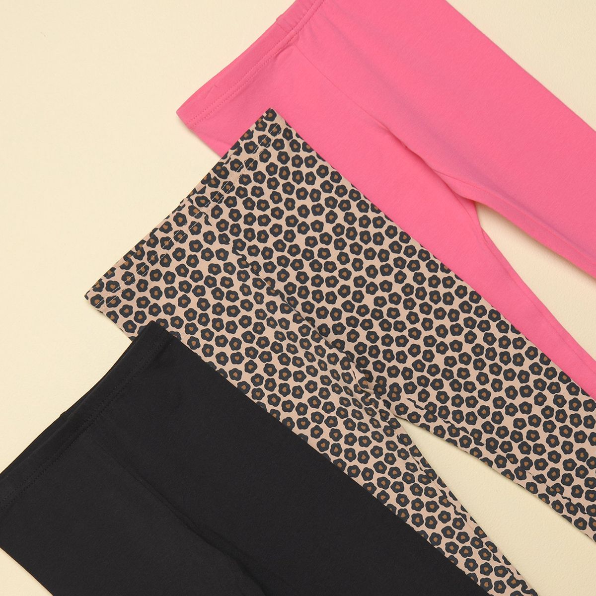 YAMP - Leggings Niña Pack de 3 unidades Algodón Yamp