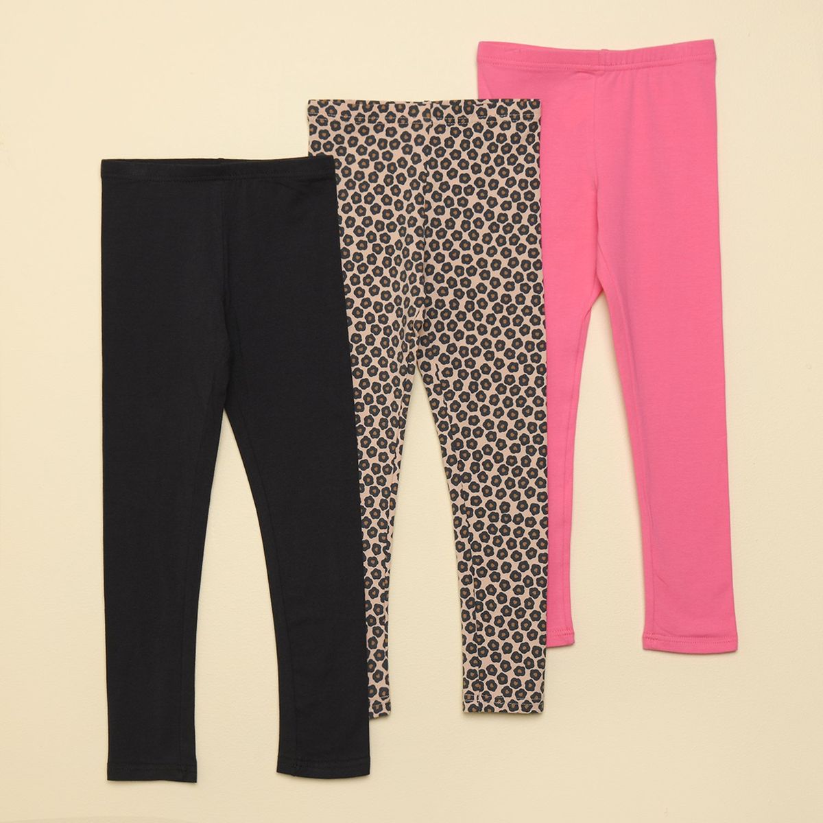 YAMP - Leggings Niña Pack de 3 unidades Algodón Yamp