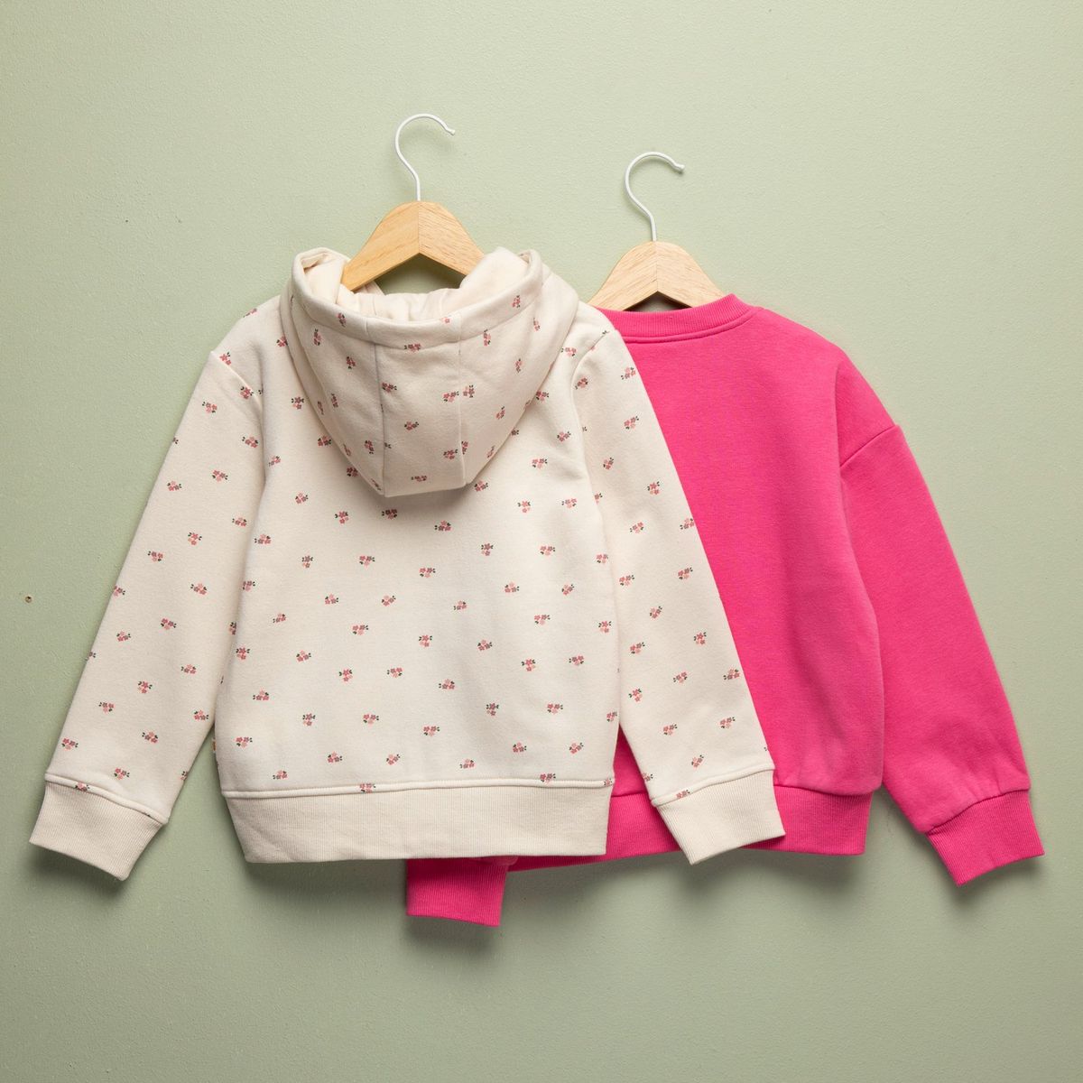 YAMP - Saco Niña Pack de 2 unidades con Estampado Con capucha Algodón Yamp