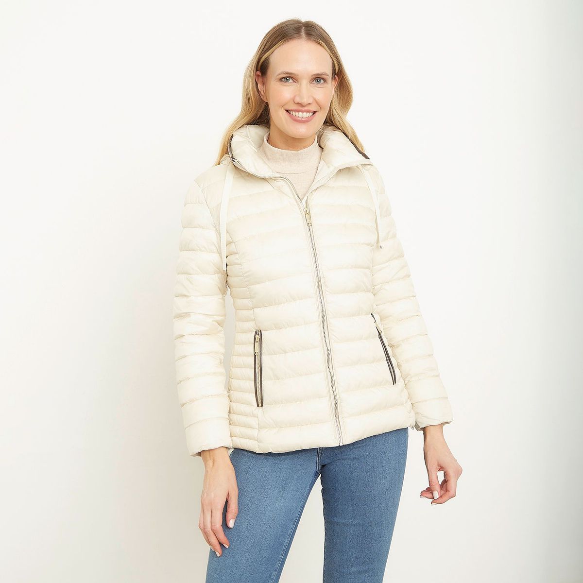 LA MARTINA - Chaqueta acolchada con capota plegable Mujer La Martina