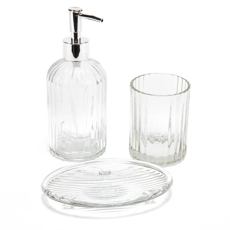ROBERTA ALLEN - Set accesorios de baño Vidrio  