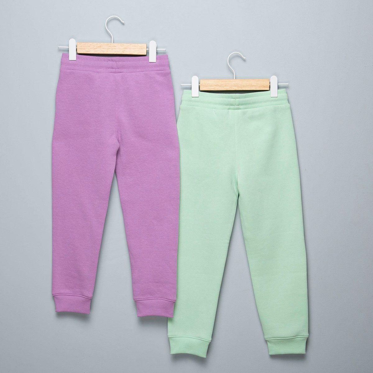 YAMP - Pantalón Niña Pack de 2 unidades Cintura elásticada Jogger Algodón Yamp