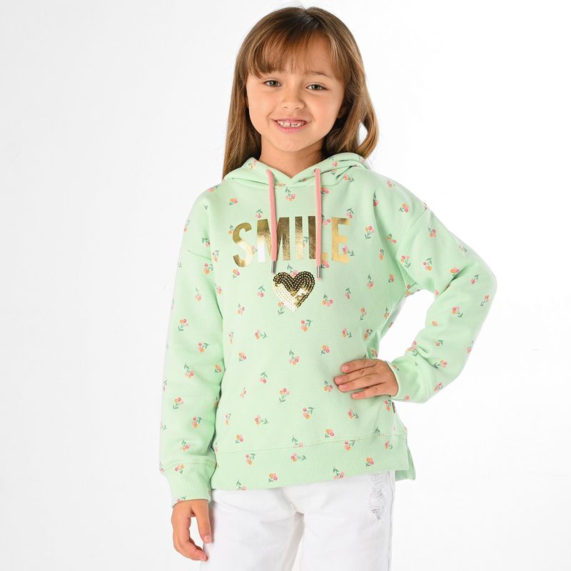 YAMP - Saco Niña con Estampado Con capucha Yamp