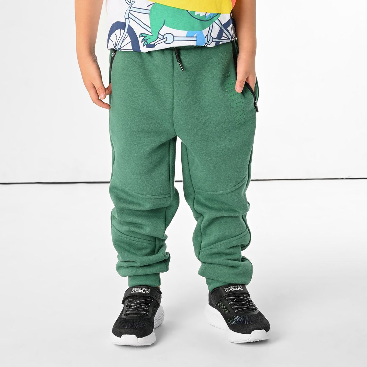 YAMP - Pantalón Niño Cintura elásticada Jogger Algodón Yamp