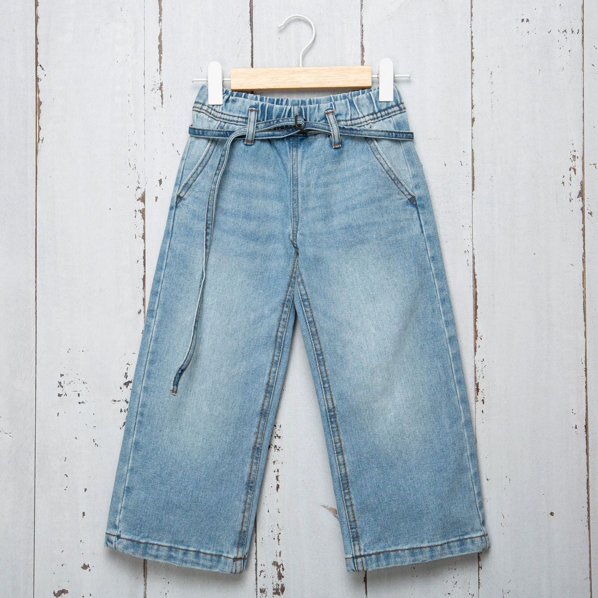 YAMP - Jean Niña Cintura elásticada Algodón Yamp