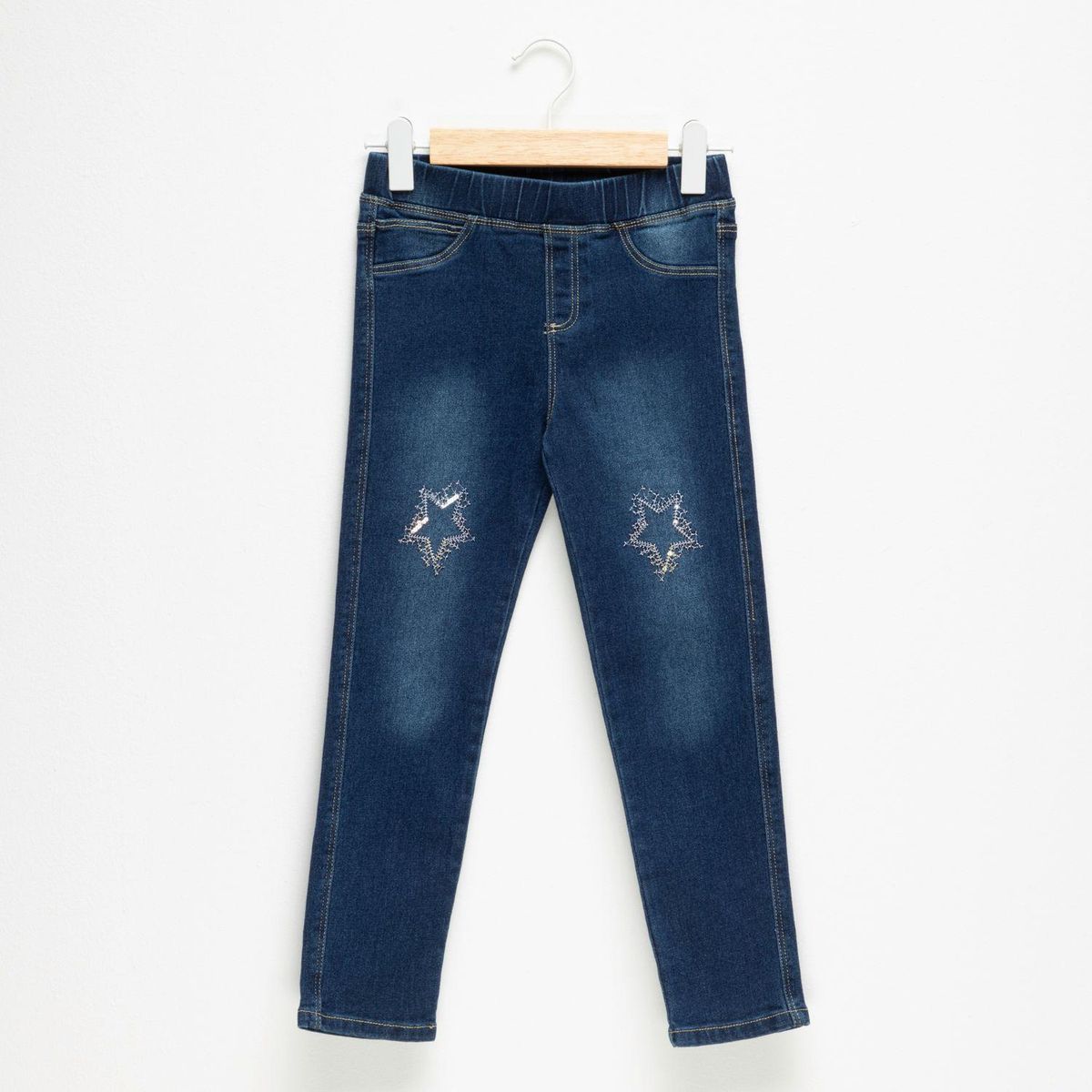 YAMP - Jean Niña Cintura elásticada Algodón Yamp