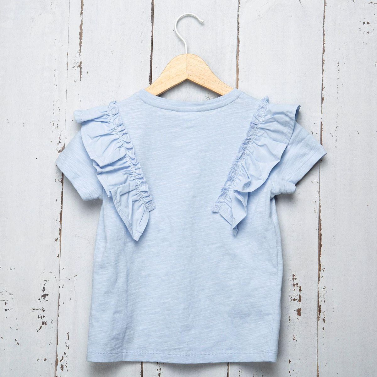 YAMP - Camiseta Niña con Boleros Manga corta Algodón Yamp