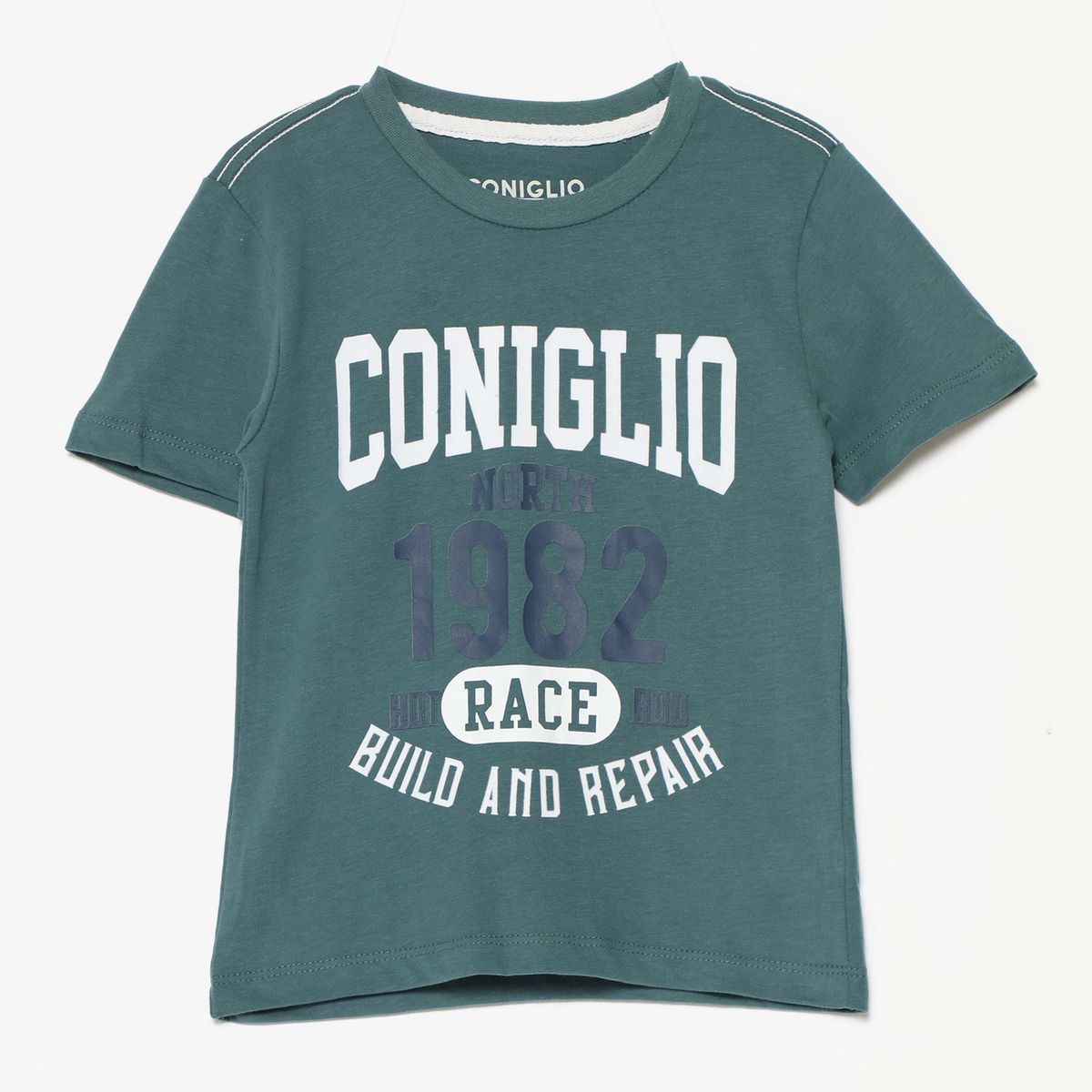 CONIGLIO - Camiseta Niño con Estampado Manga corta Algodón Coniglio