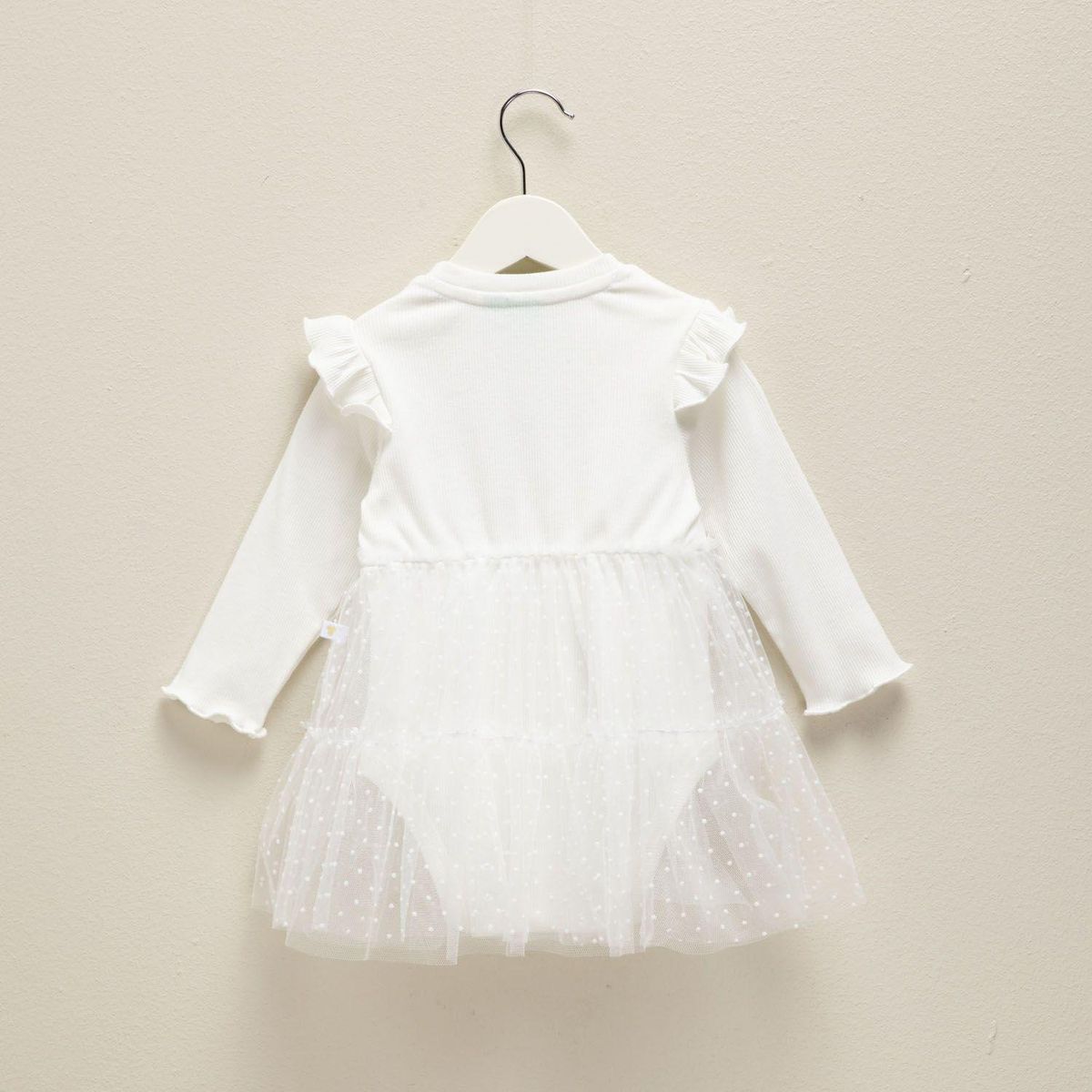 MINNIE - Vestido Bebé niña con Estampado Minnie Manga larga Algodón Minnie