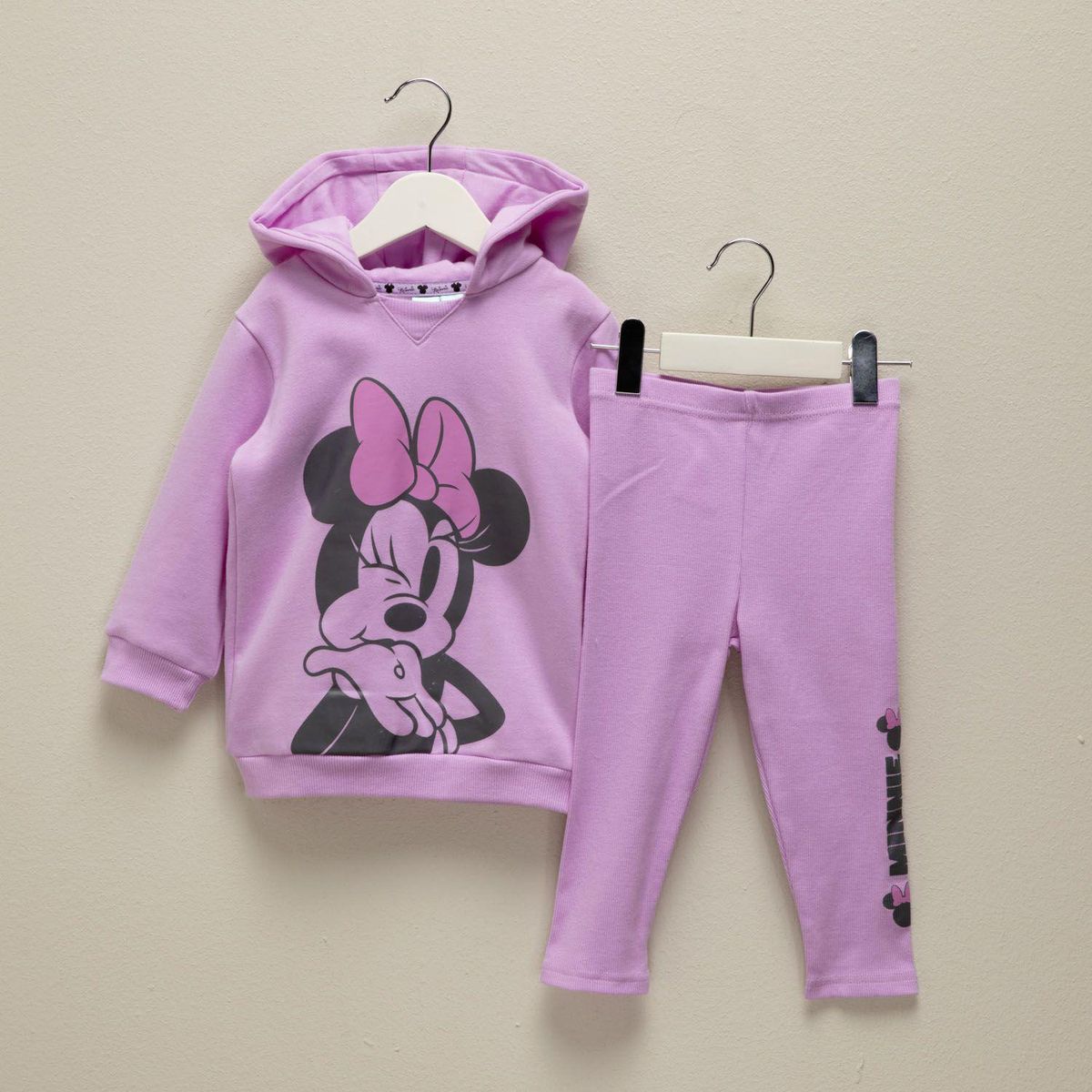 MINNIE - Conjunto de Saco con capucha + Pantalón para Bebé niña en Algodón Minnie