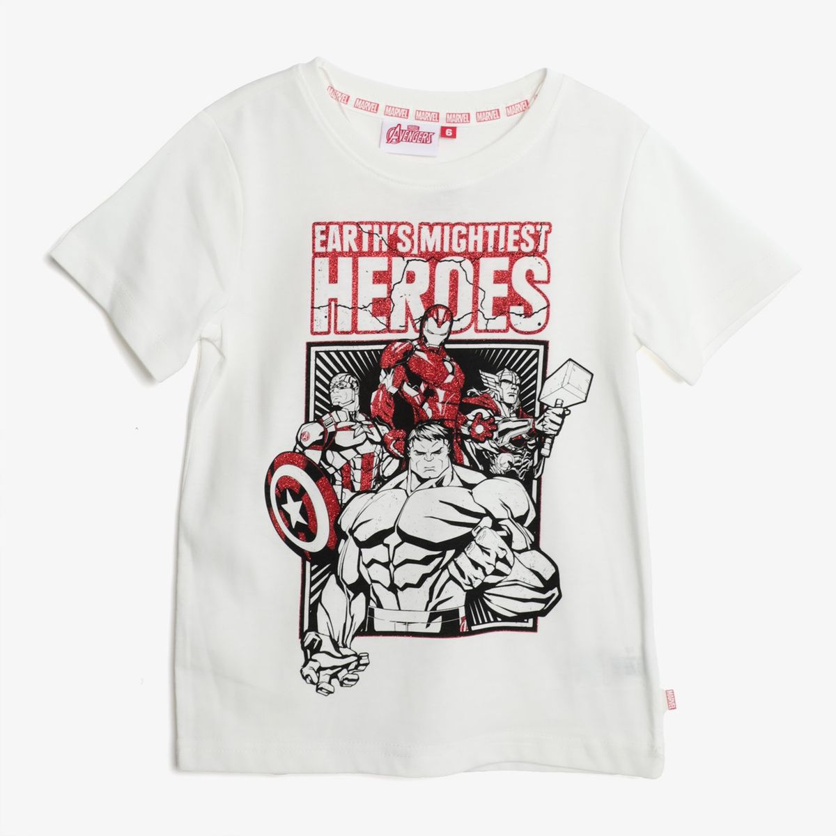 MARVEL - Camiseta Niño Pack 3 unidades Manga corta en Algodón Avengers