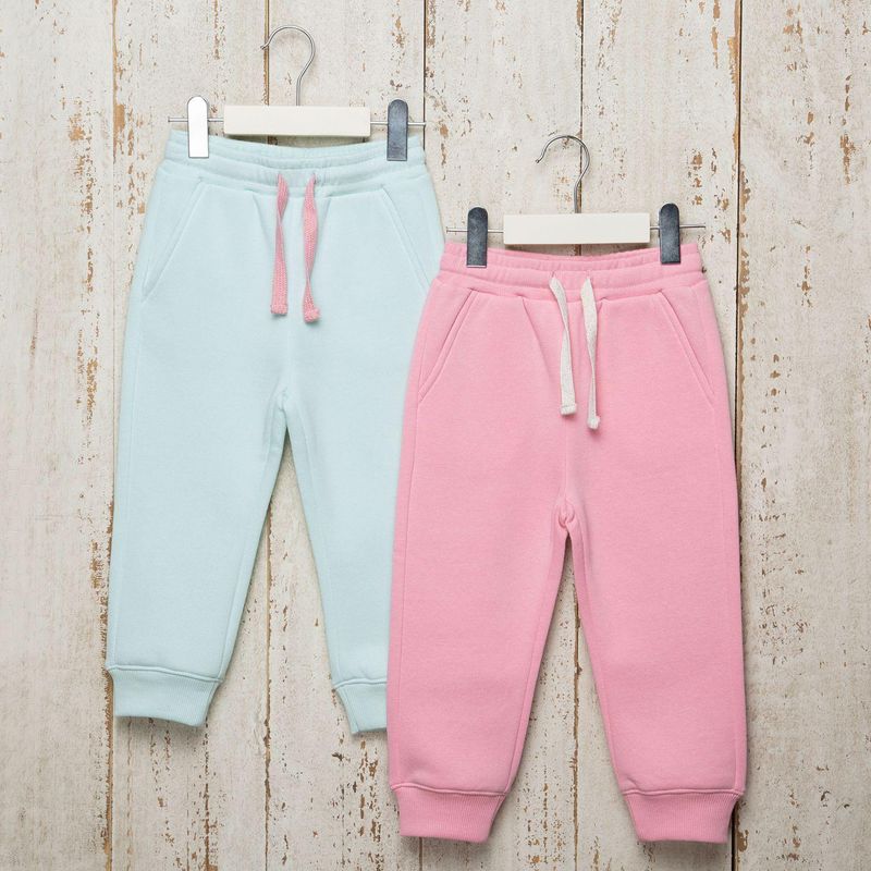 YAMP - Pantalón Bebé niña Pack de 2 unidades Cintura elásticada Jogger Yamp
