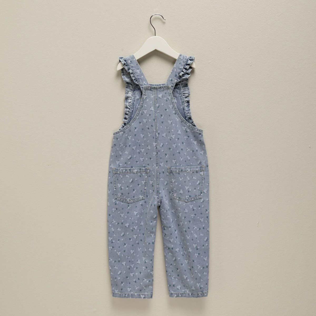 YAMP - Jardinera Bebé niña con Flores Algodón Yamp