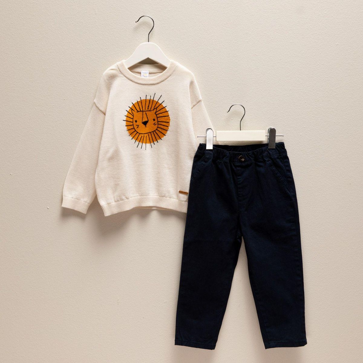 YAMP - Conjunto Saco + pantalón para Bebé niño en de Algodón Yamp