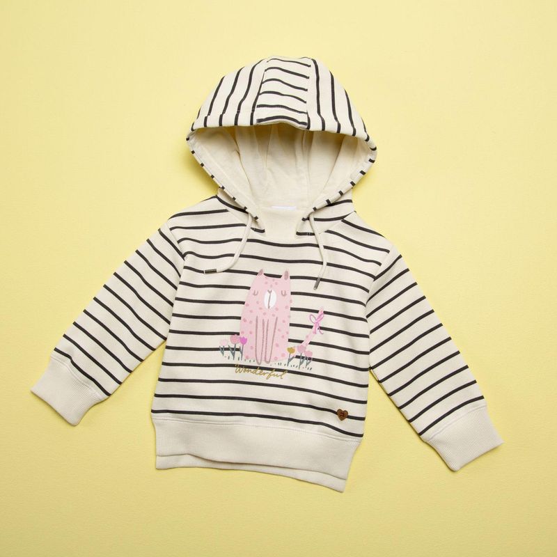YAMP - Saco Bebé niña con Estampado Con capucha Yamp