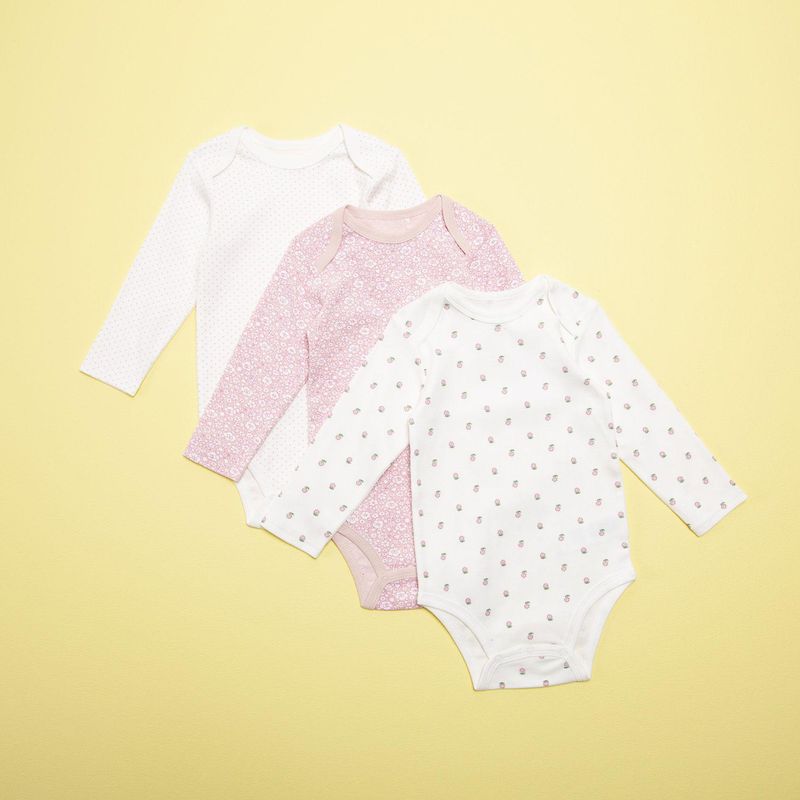 YAMP - Body Bebé niña Pack de 3 unidades Algodón Yamp 