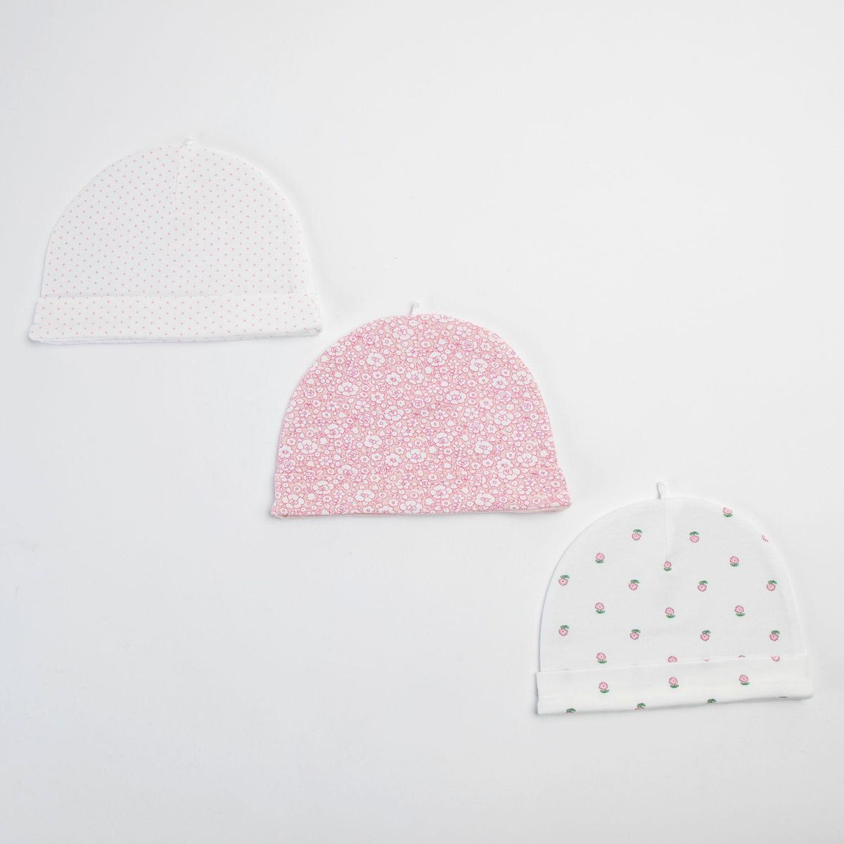 YAMP - Gorro Bebé niña Pack de 3 unidades Algodón Yamp 