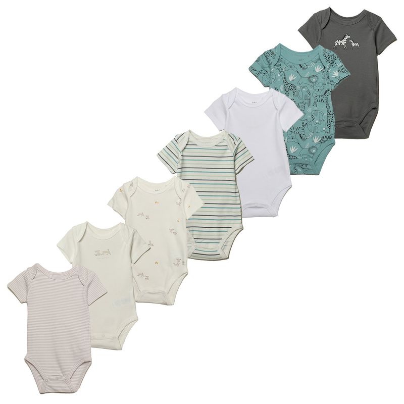 YAMP - Body Bebé niña Pack de 7 unidades Algodón Yamp