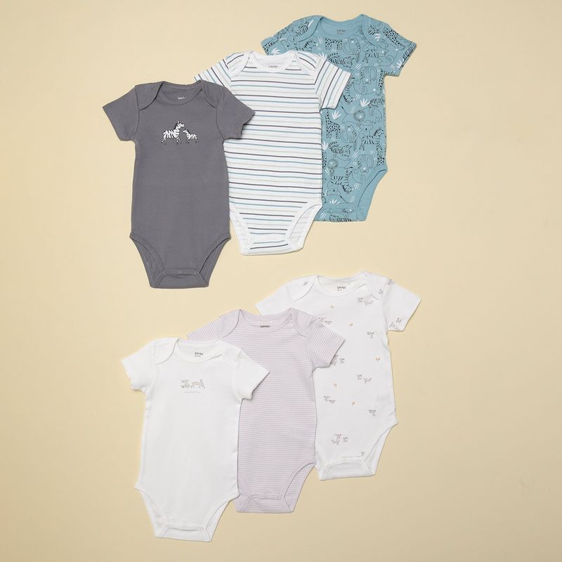 YAMP - Body Bebé niña Pack de 7 unidades Algodón Yamp
