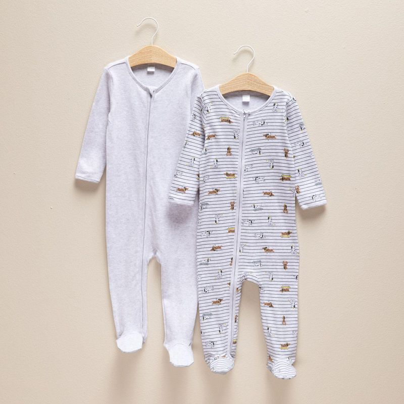 YAMP - Pijama Bebé niño Pack de 2 unidades Manga larga Algodón Yamp