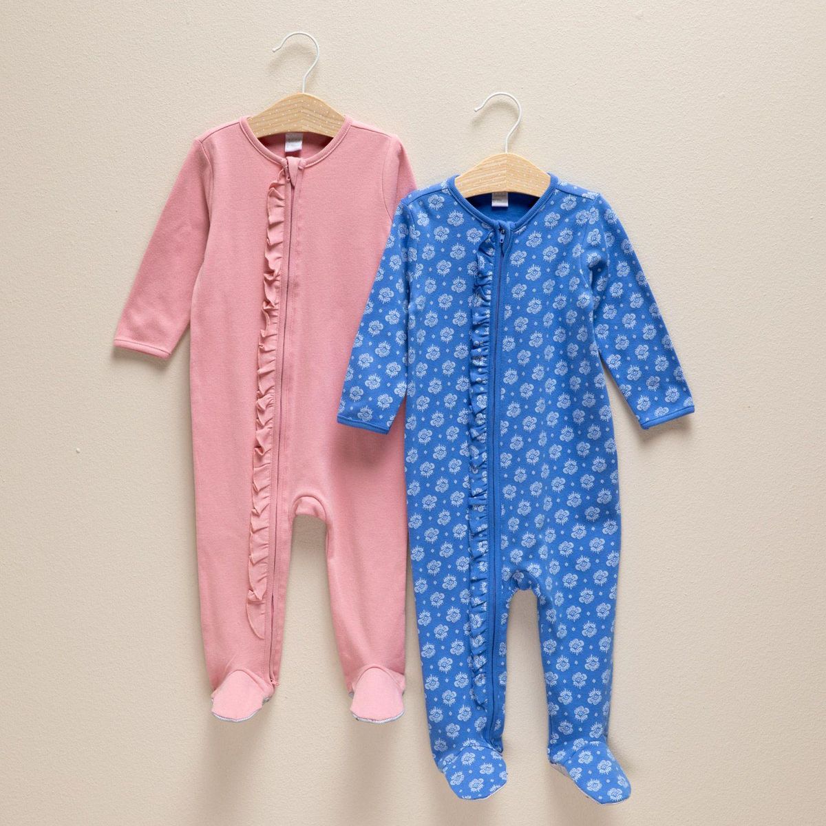 YAMP - Pijama Bebé niña Pack de 2 unidades Manga larga Algodón Yamp