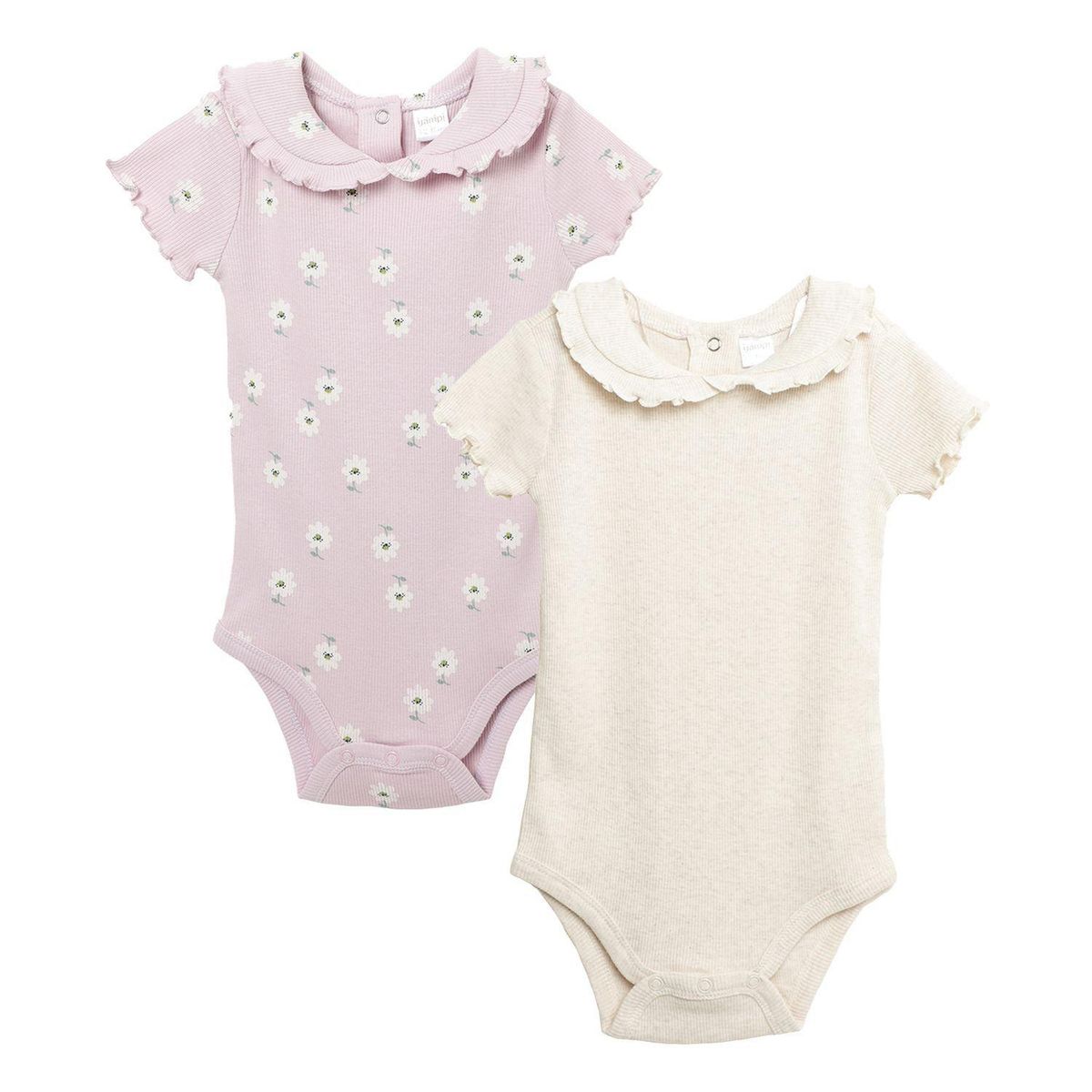 YAMP - Bodies Bebé niña Pack de 2 unidades Algodón Yamp