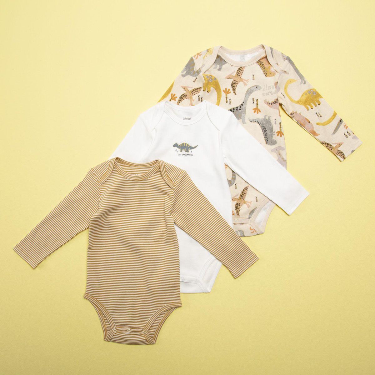 YAMP - Body Bebé niño Pack de 3 unidades Algodón Yamp 