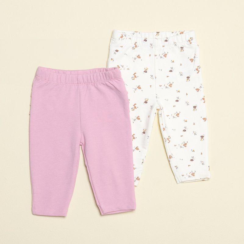 YAMP - Pantalón Bebé niña 2 piezas de Algodón Yamp